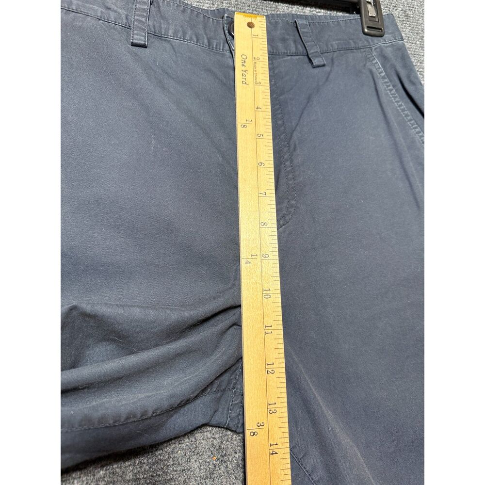 COS‎ Navy High Rise Cotton Chino Trousers US 6 Minimalist Straight Leg - Picture 4 of 7